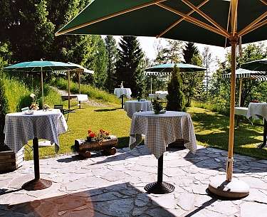 Giardino al Romantik Hotel Die Gersberg Alm Giardino al Romantik Hotel Die Gersberg Alm