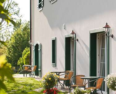 Terrazza di camera al Romantik Hotel die Gersberg Alm Terrazza di camera al Romantik Hotel die Gersberg Alm